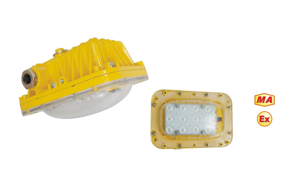 Mine explosion-proof and intrinsically safe LED roadway lights